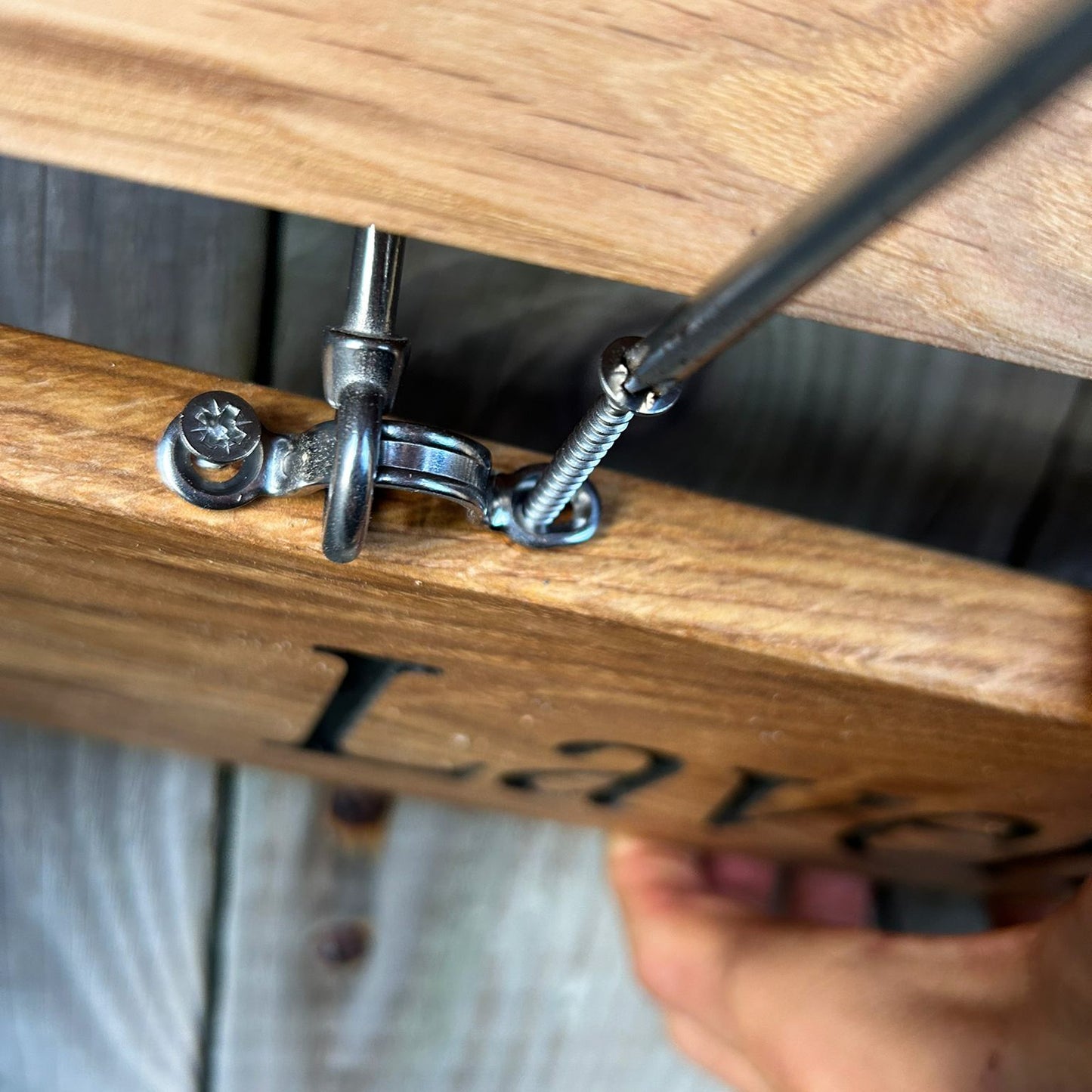 Engraved Outdoor Traditional Hanging Sign