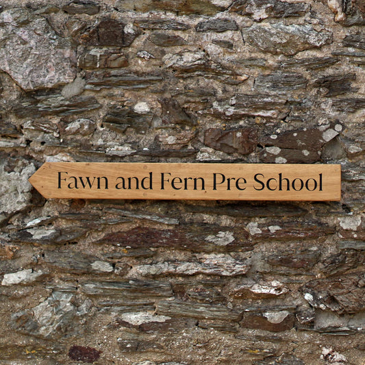 Customisable Engraved Wooden House Plaque