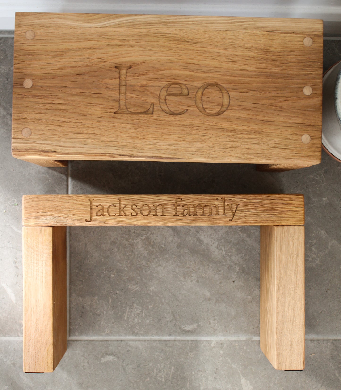 Children's Bespoke Wooden Step Stool