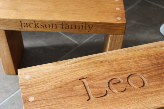 Children's Bespoke Wooden Step Stool