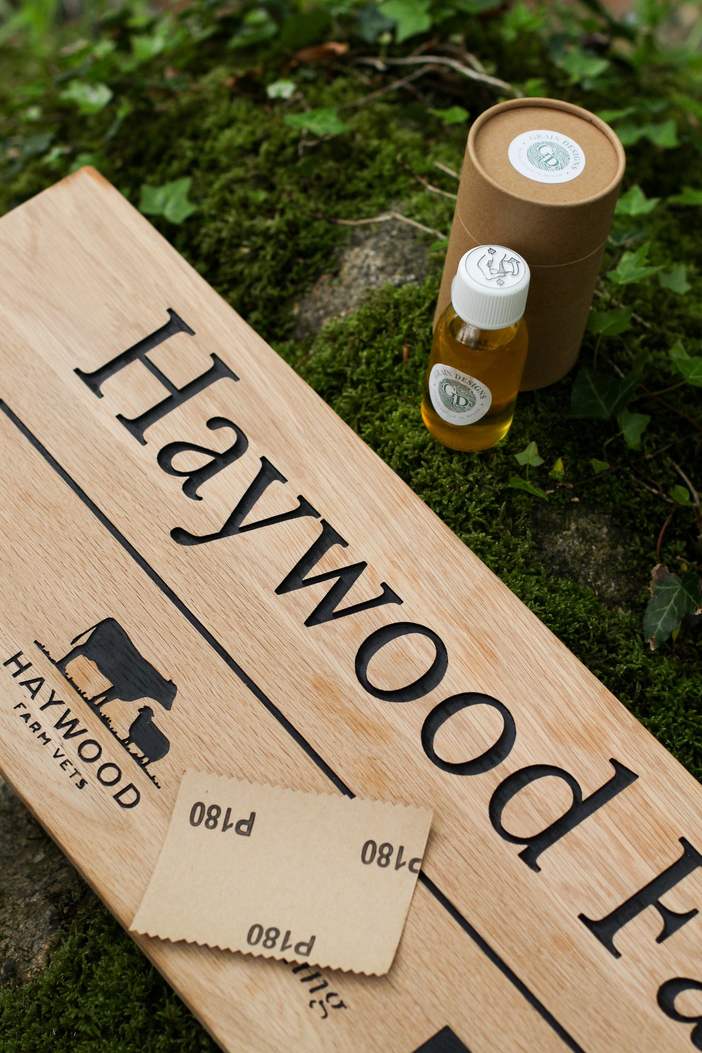 Oil & Maintenance Kit – Outdoor Wooden Sign Care Kit for Longevity