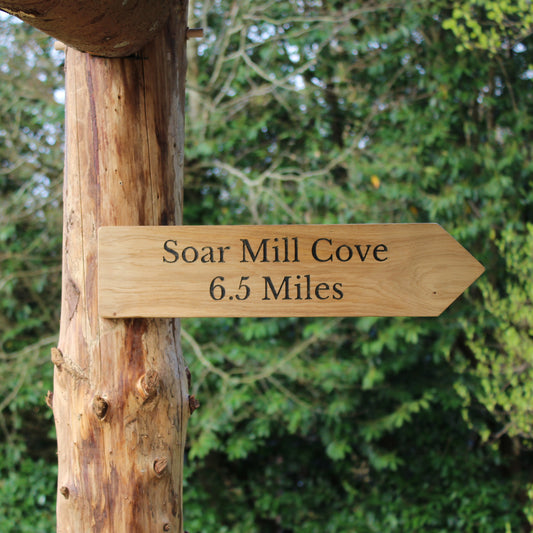 Personalised Directional Fingerpost Sign