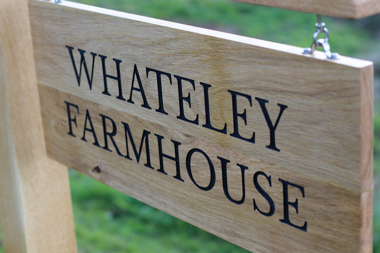 Engraved Outdoor Traditional Hanging Sign