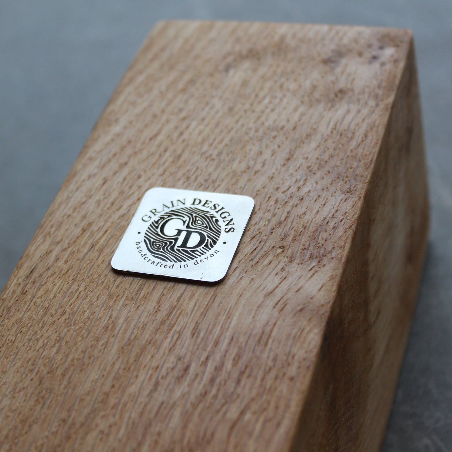 Personalised Oak Book Ends