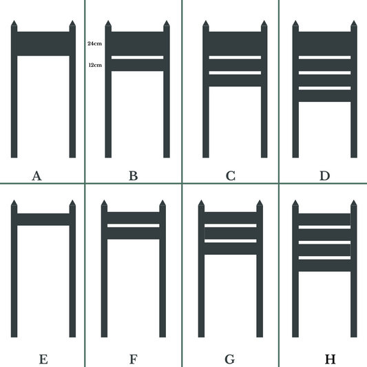Premium Entrance Ladder Signage with a Mortised Joint
