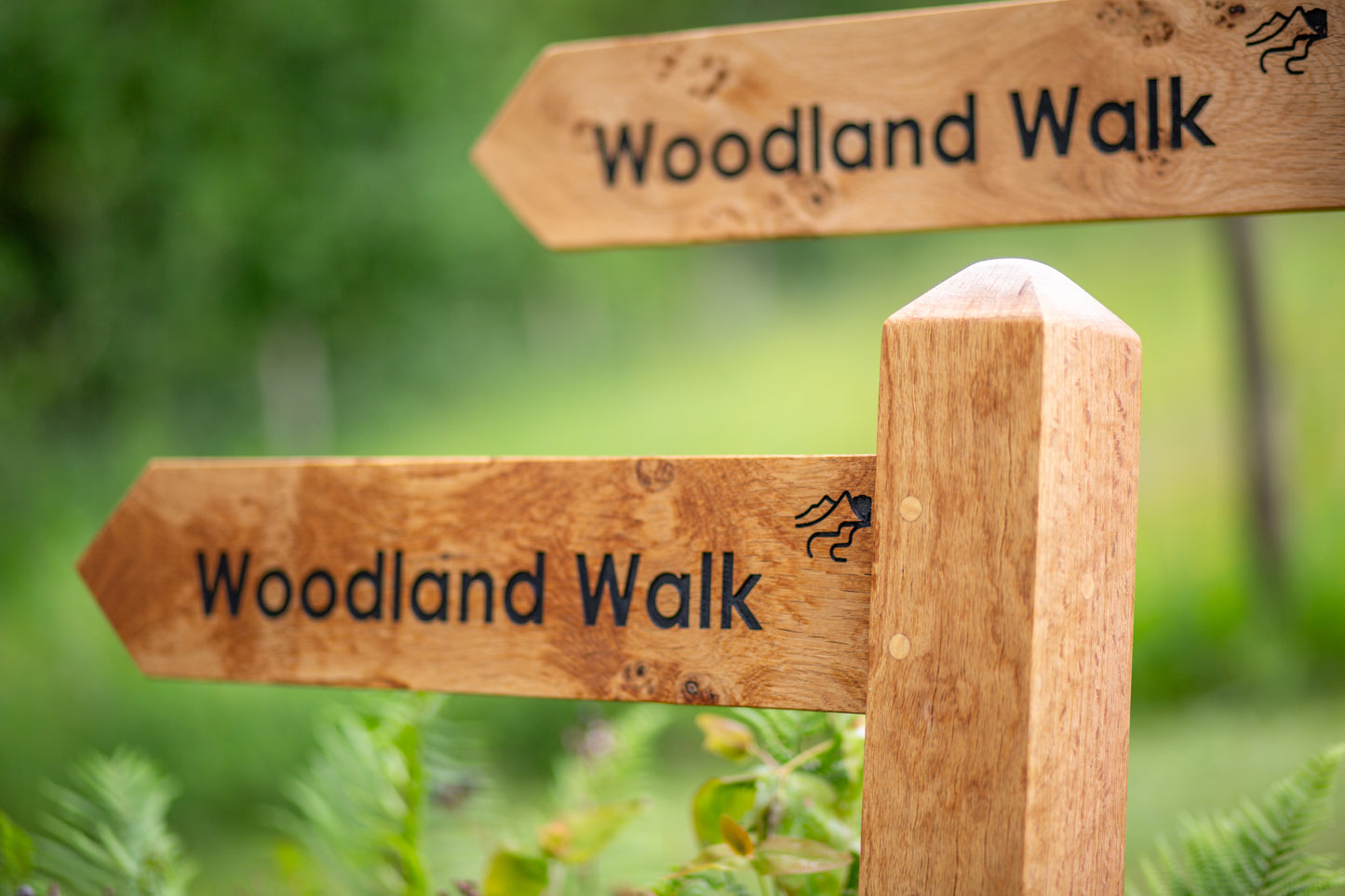 Personalised Wooden Directional Signpost