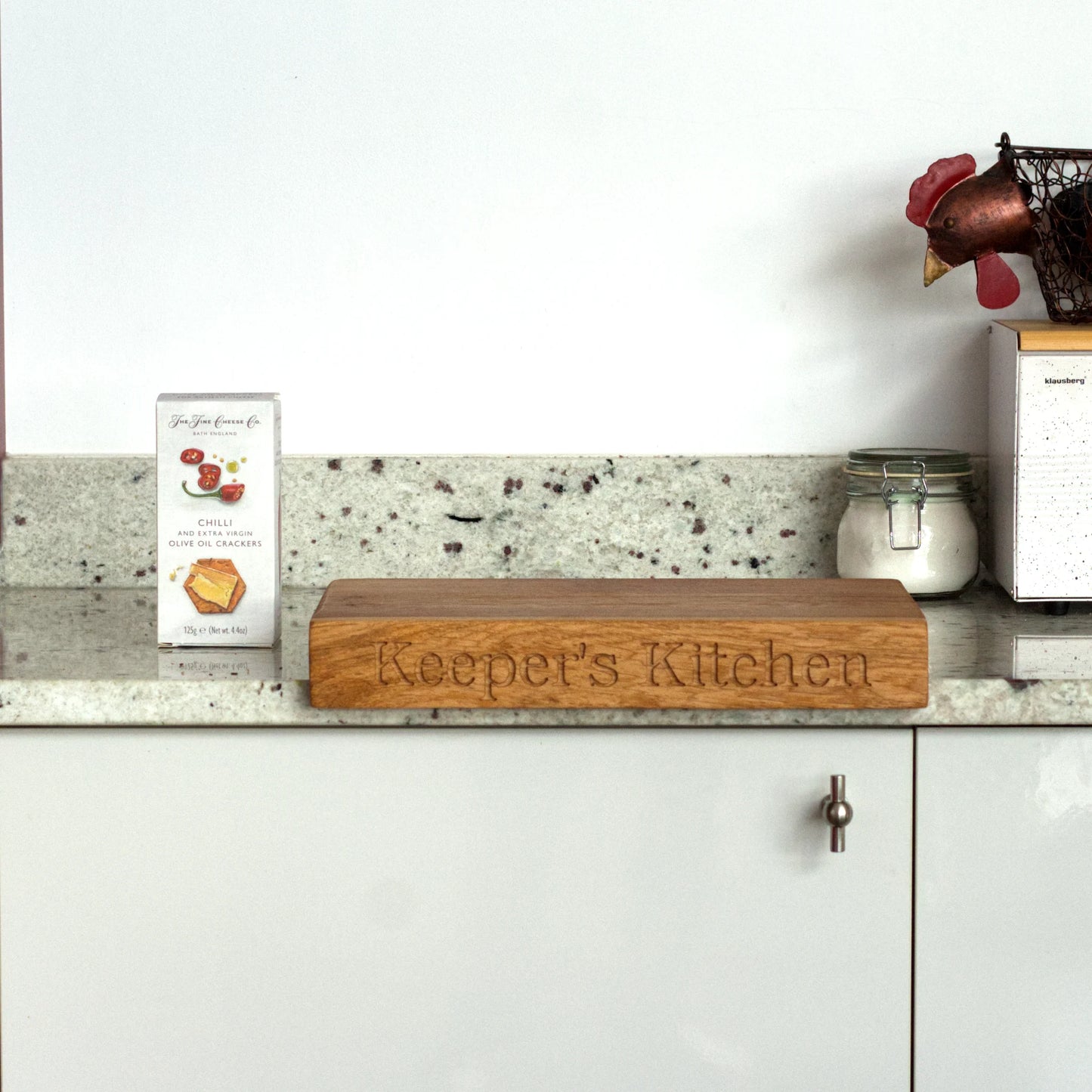 Cutting Board with Countertop Lip