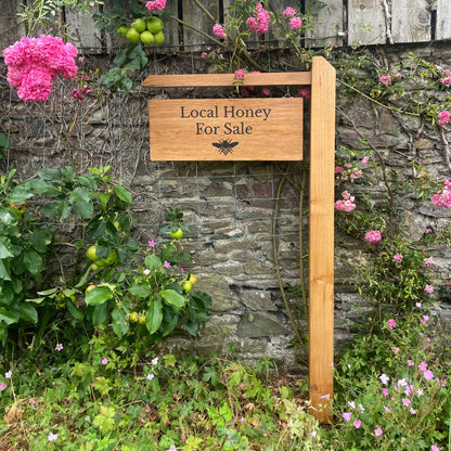 Engraved Outdoor Traditional Hanging Sign
