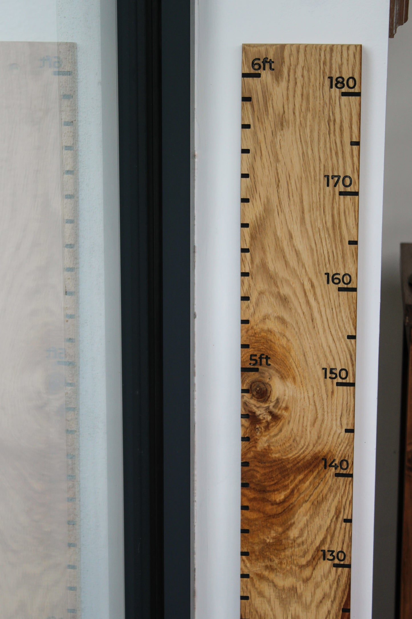 Personalised Oak Wall Mounted Growth Tracker