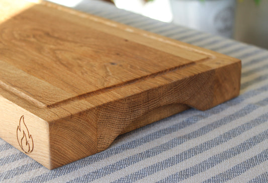 Handmade Engraved Oak Chopping Board