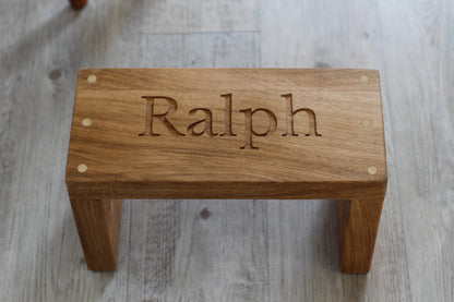 Children's Bespoke Wooden Step Stool