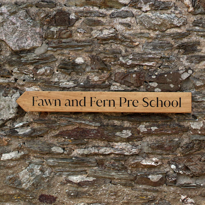 Customisable Engraved Wooden House Plaque