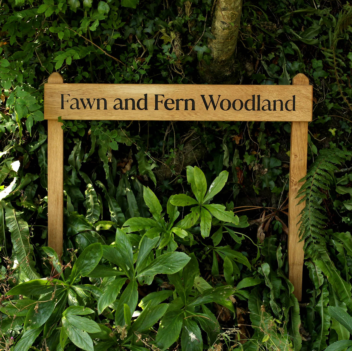 Customisable Oak Free-Standing House Signs