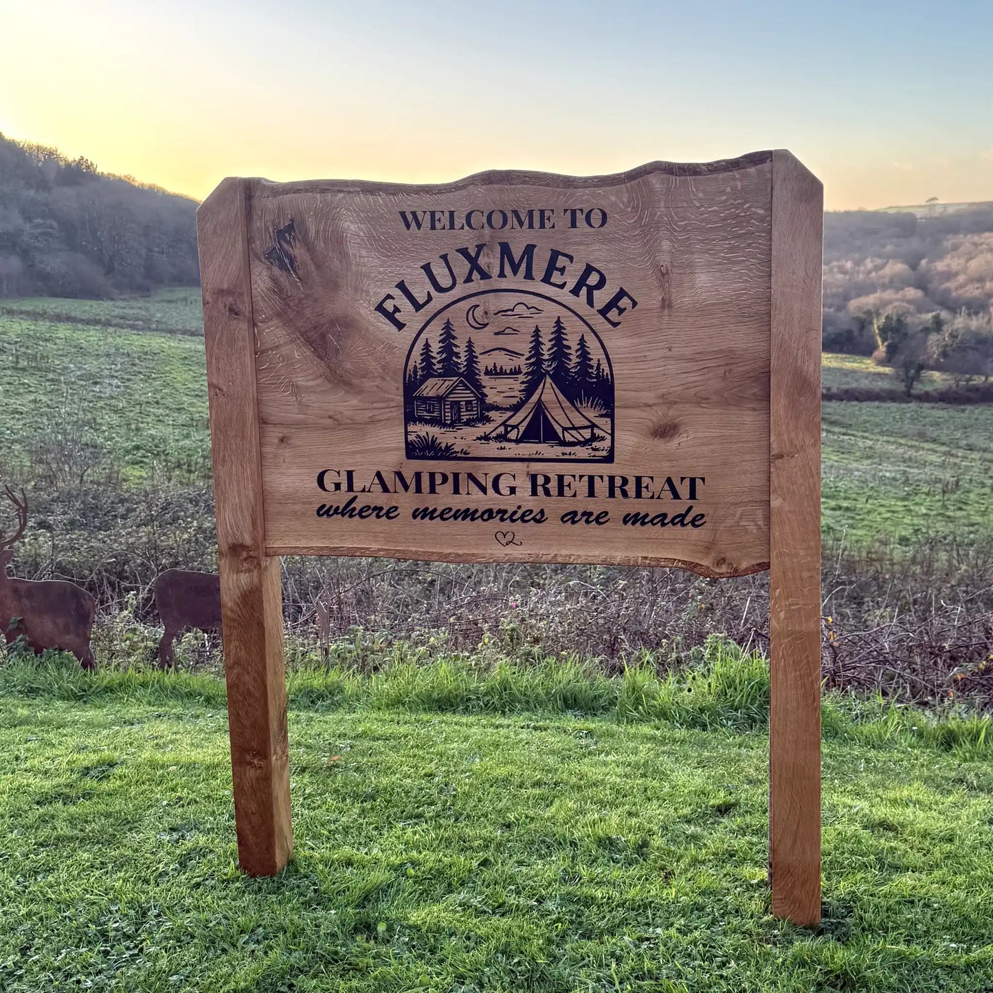 Bespoke Wooden Entry Sign - Enquire for your personalised quote!