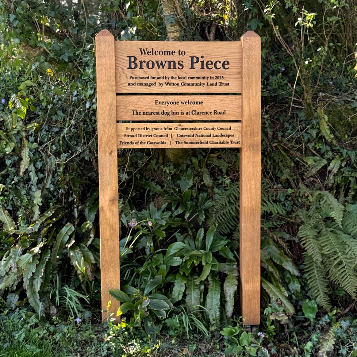 Premium Entrance Ladder Signage with a Mortised Joint