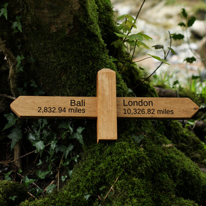 Personalised Rustic Style Wooden Key Hanger/Organiser