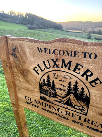 Bespoke Wooden Entry Sign - Enquire for your personalised quote!