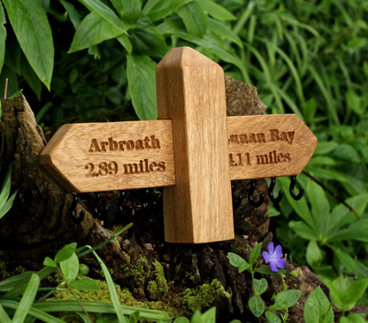 Personalised Rustic Style Wooden Key Hanger/Organiser