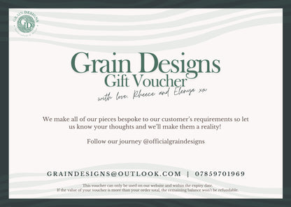 Grain Designs Gift Voucher