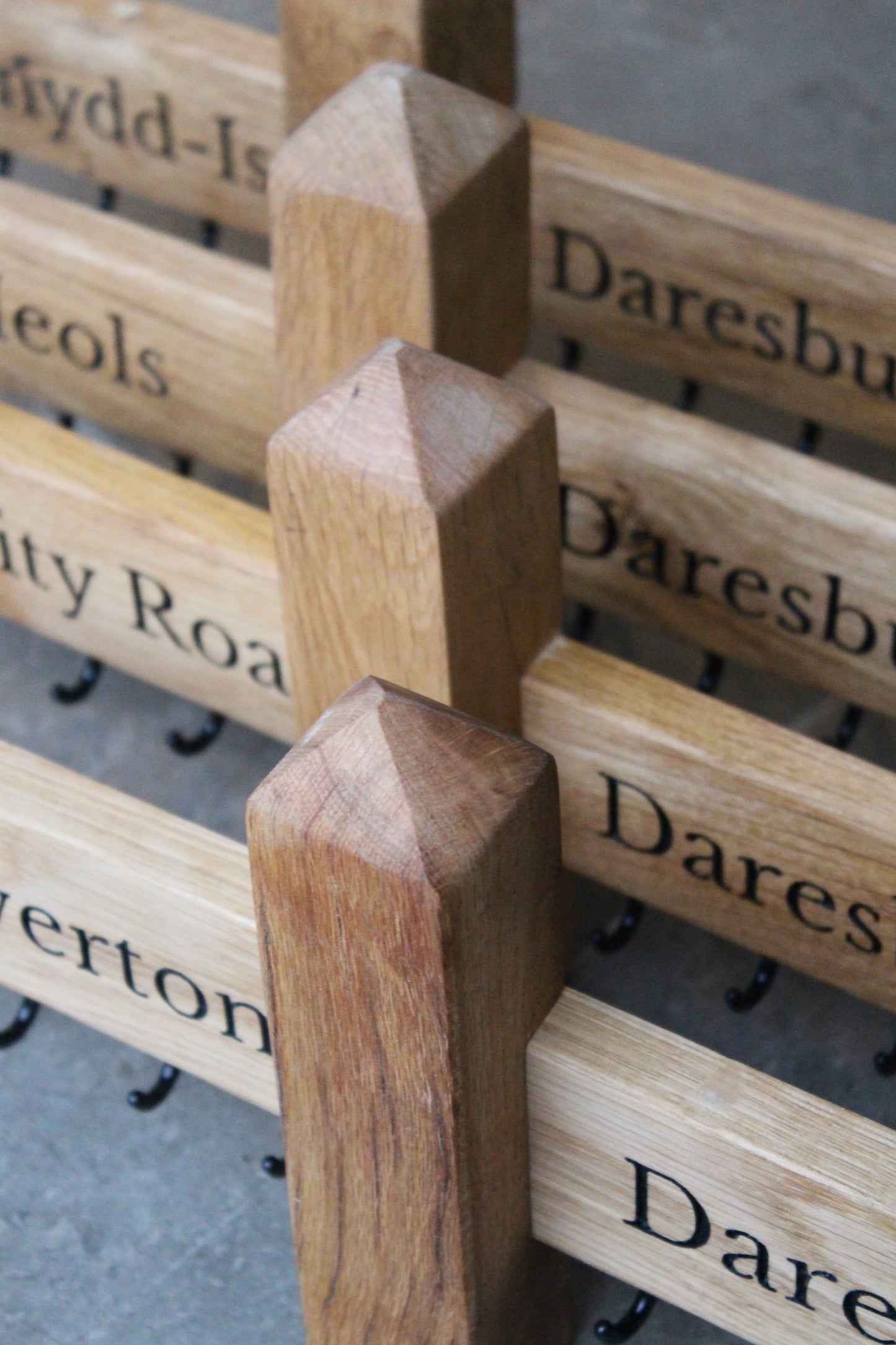 Personalised Rustic Style Wooden Key Hanger/Organiser