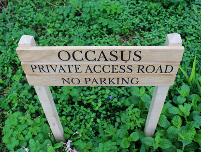 Ladder Tiered Thin Slatted Wooden Sign