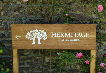Wide Plank Free-Standing Sign