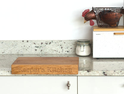 Cutting Board with Countertop Lip