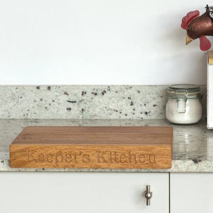 Cutting Board with Countertop Lip