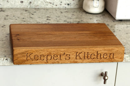 Cutting Board with Countertop Lip