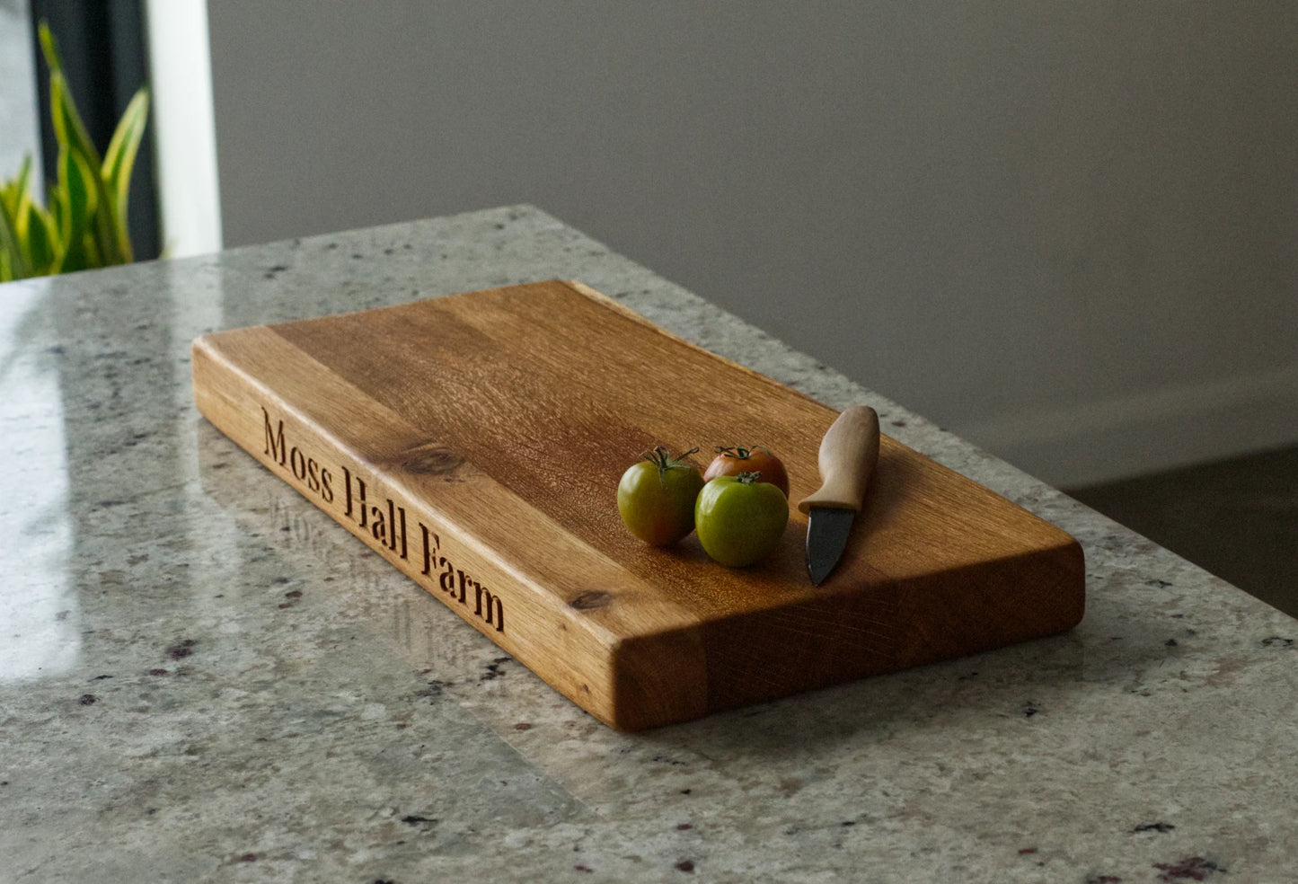 Handmade Engraved Oak Chopping Board