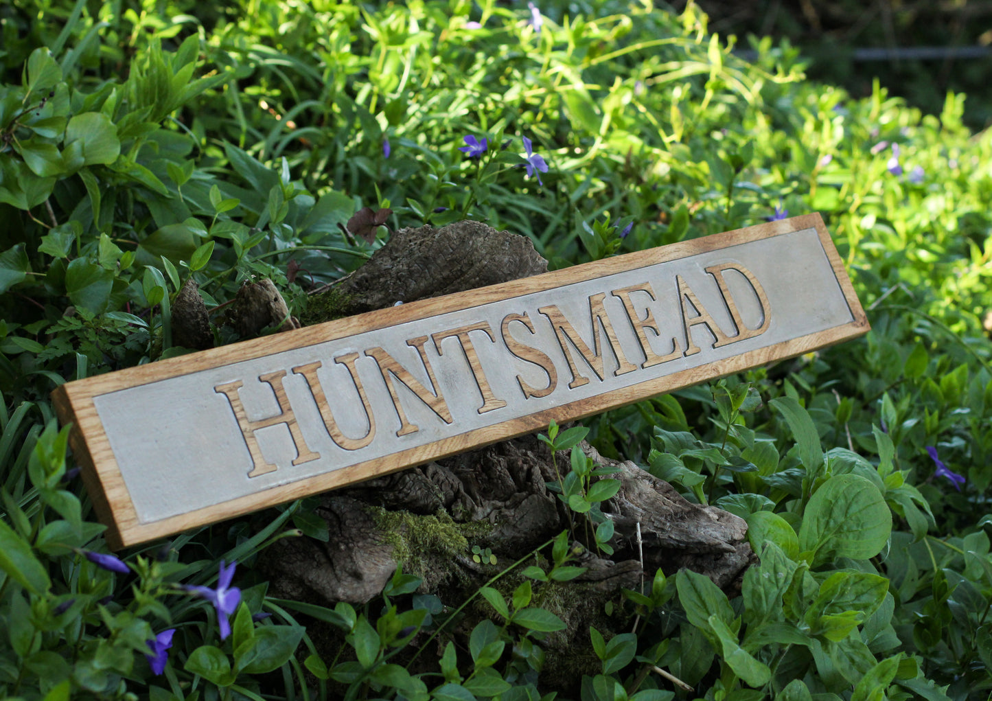 Reflective Wooden Personalised House Plaques