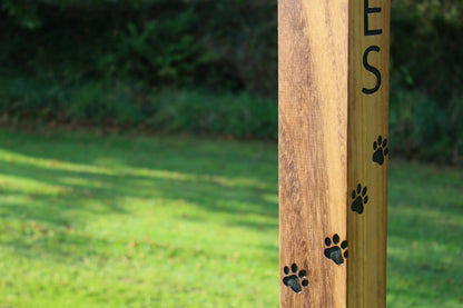 Solid Oak Milestone or Garden Posts