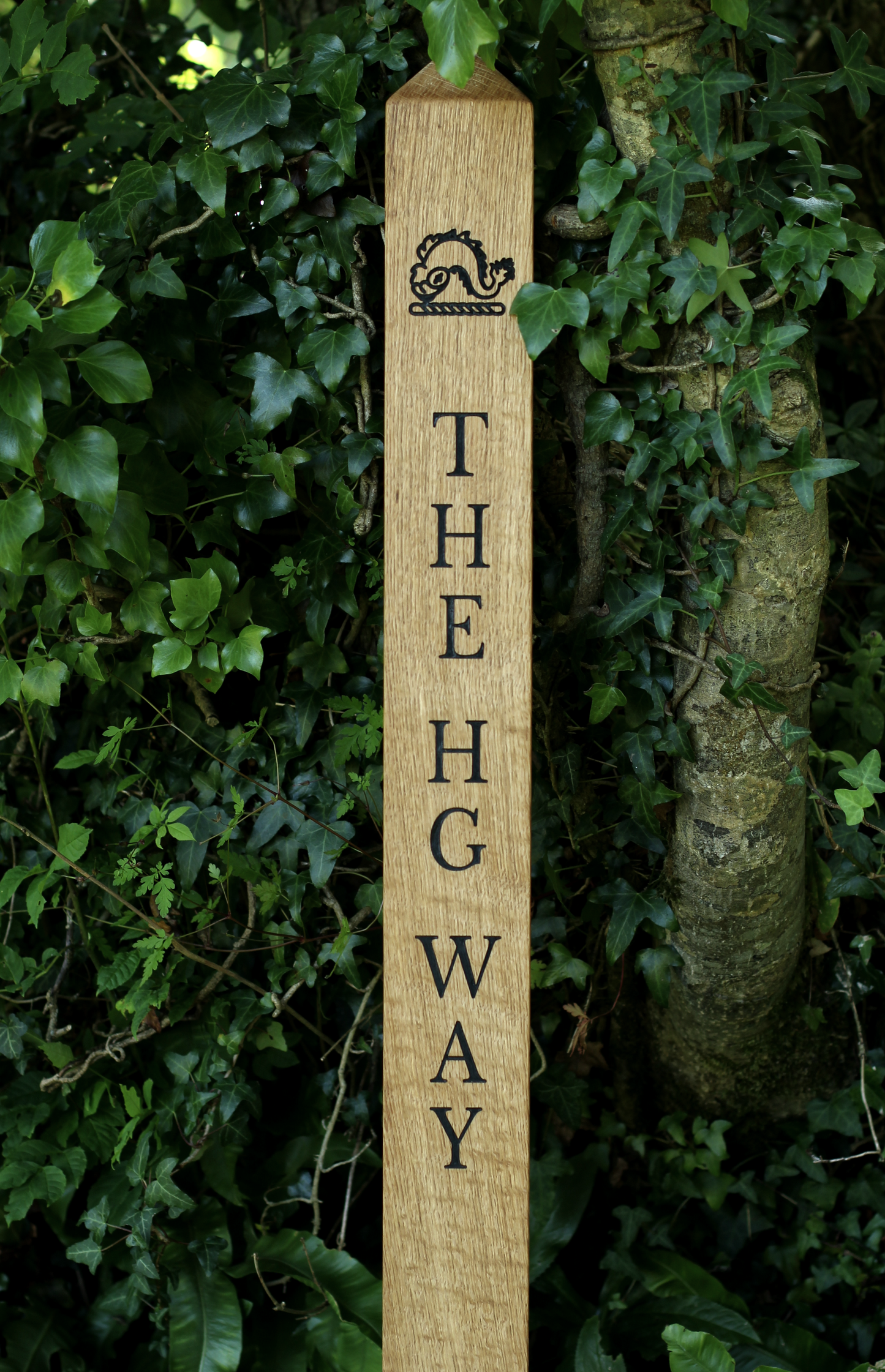 Solid Oak Milestone or Garden Posts