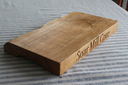 Waney Edge Personalised Chopping Board