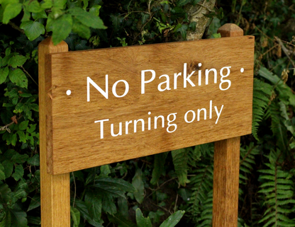 Wide Plank Free-Standing Sign