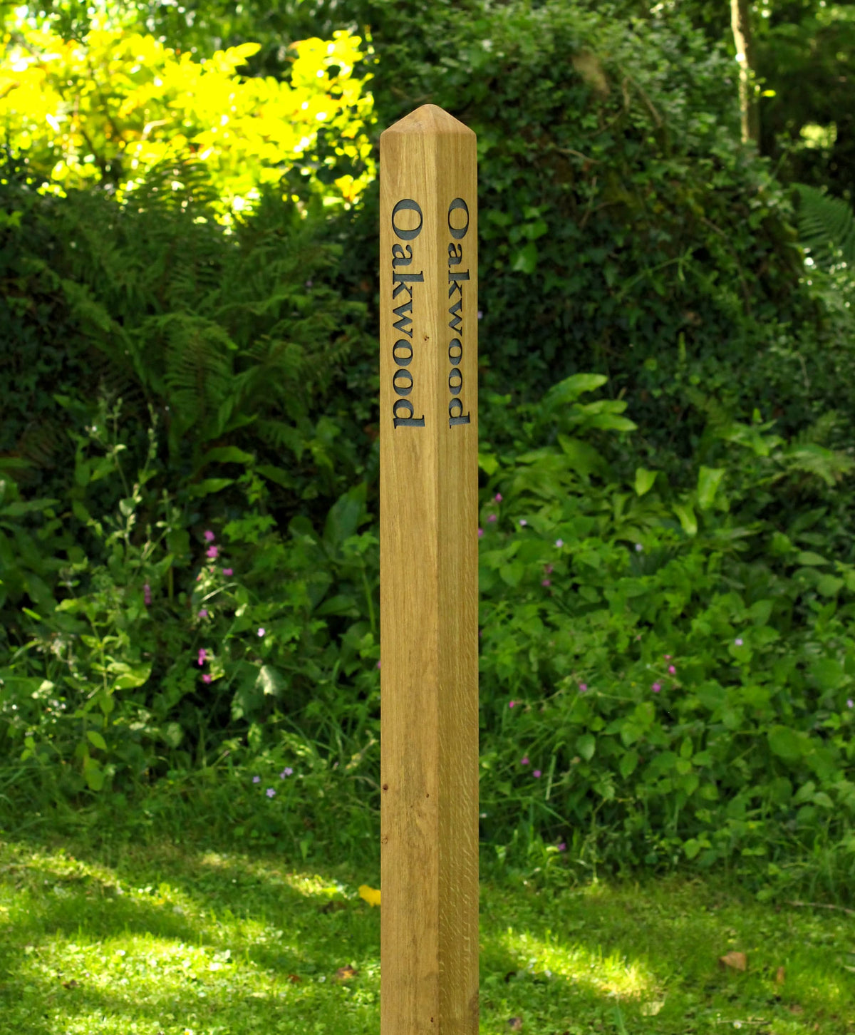 Solid Oak Milestone or Garden Posts