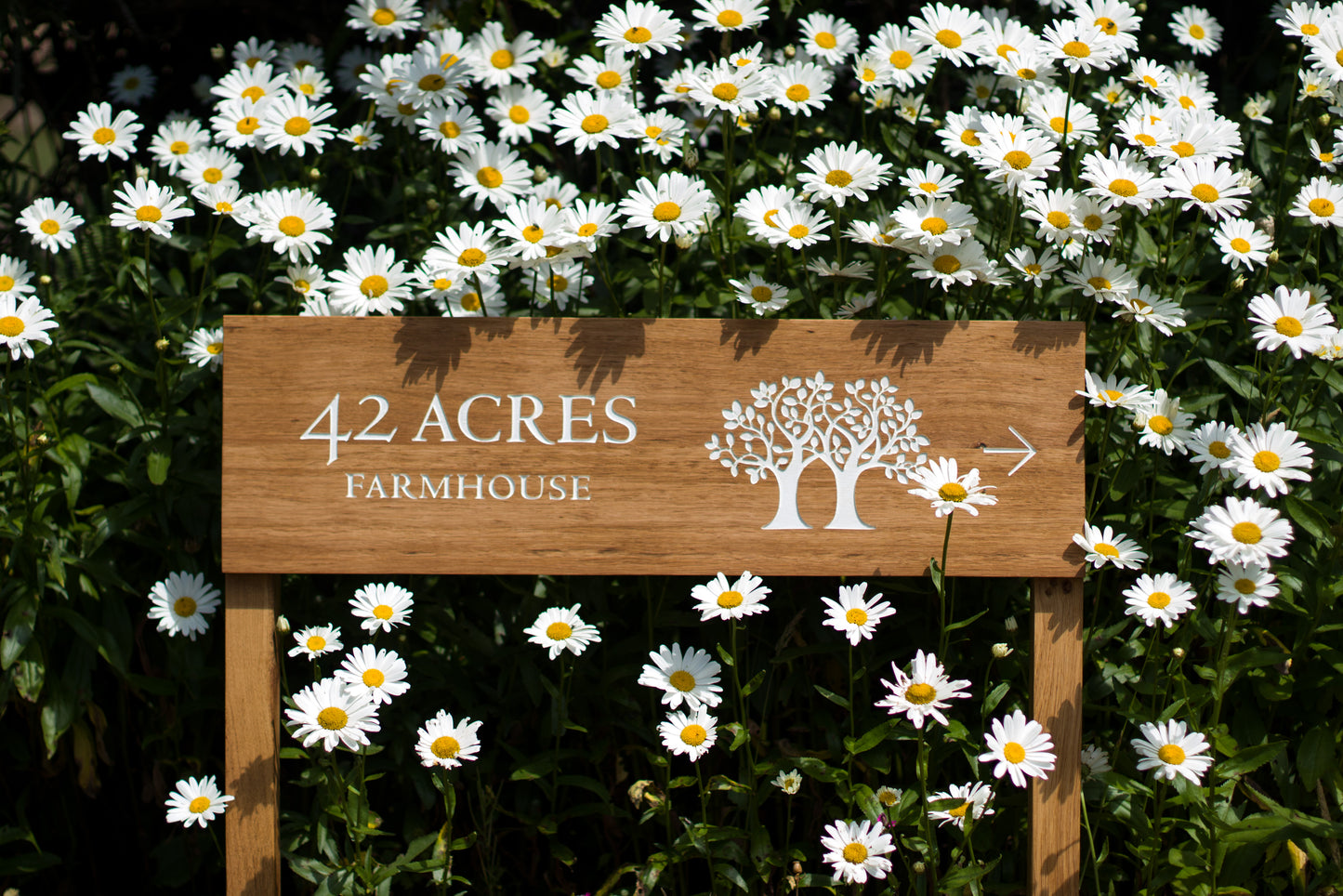 Wide Plank Free-Standing Sign