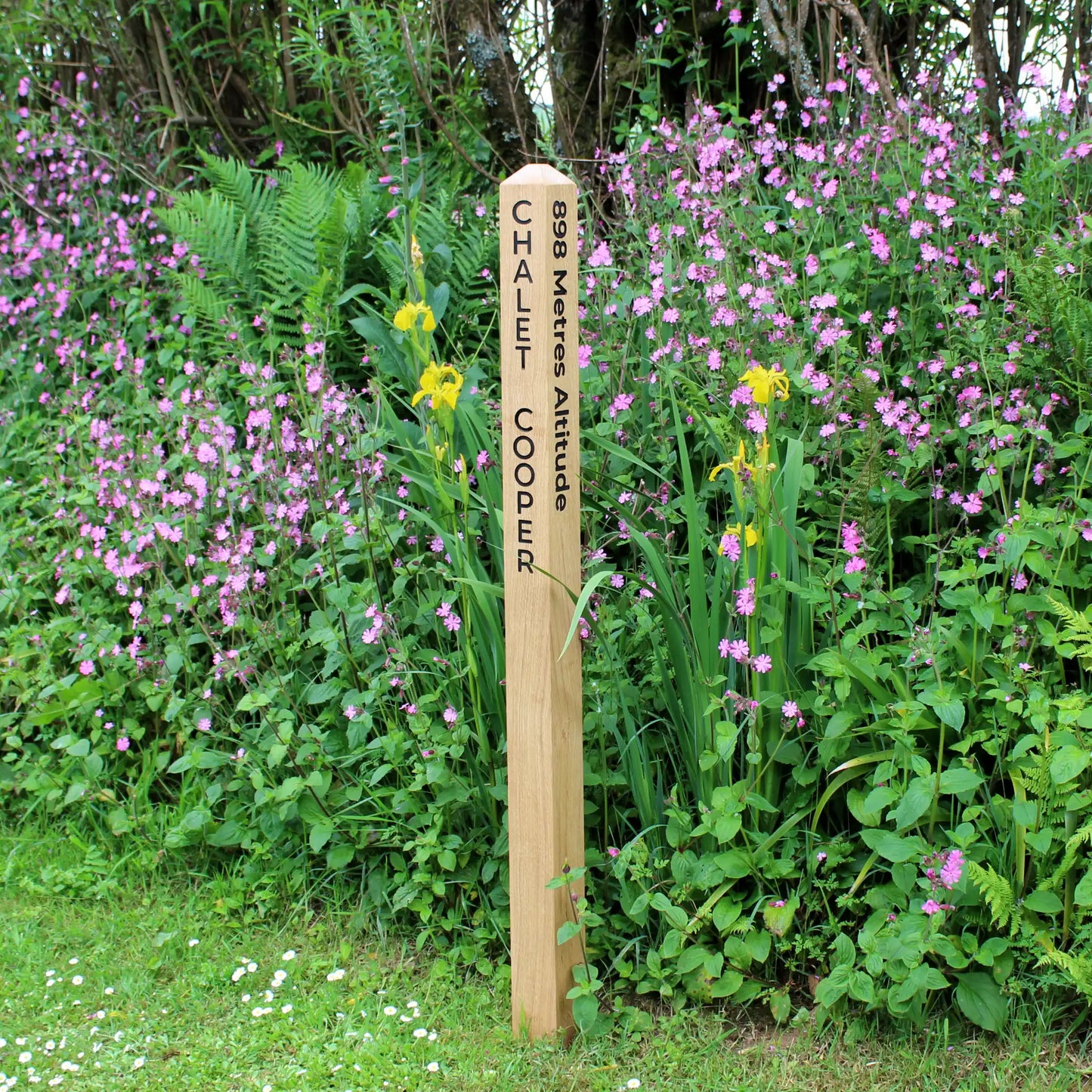 Solid Oak Milestone or Garden Posts