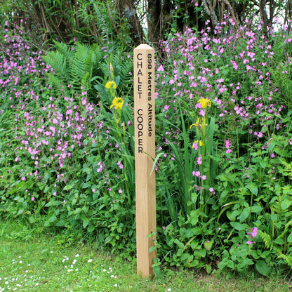 Solid Oak Milestone or Garden Posts