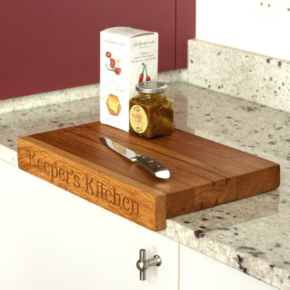 Cutting Board with Countertop Lip