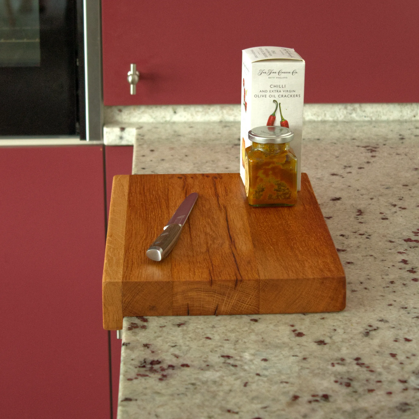 Cutting Board with Countertop Lip