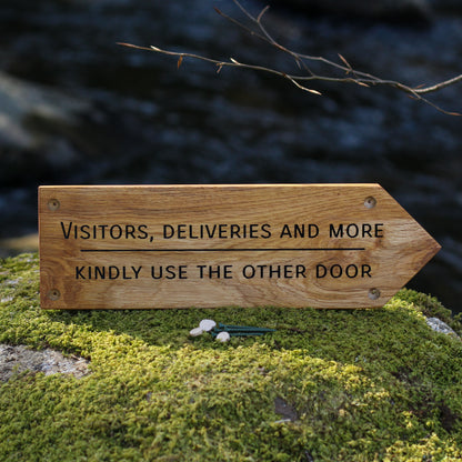 Customisable Engraved Wooden House Plaque