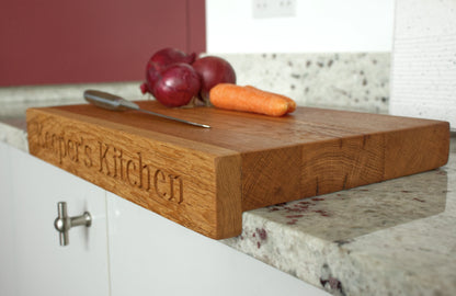 Cutting Board with Countertop Lip