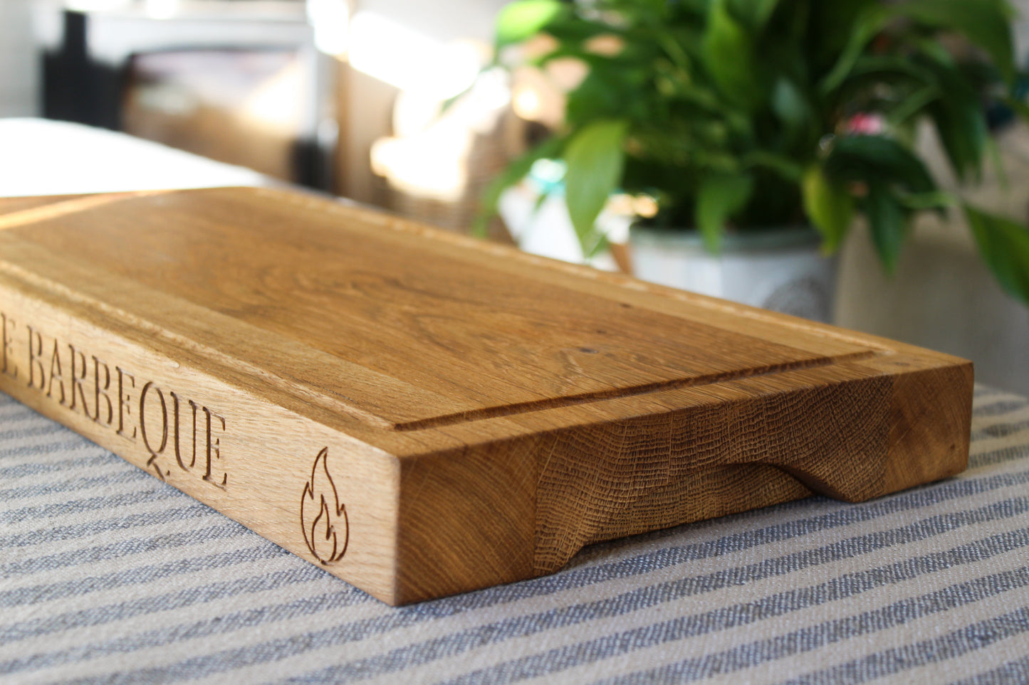 Handmade Engraved Oak Chopping Board