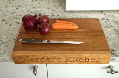 Cutting Board with Countertop Lip