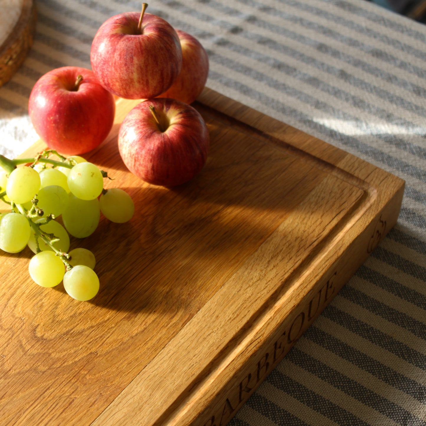 Handmade Engraved Oak Chopping Board