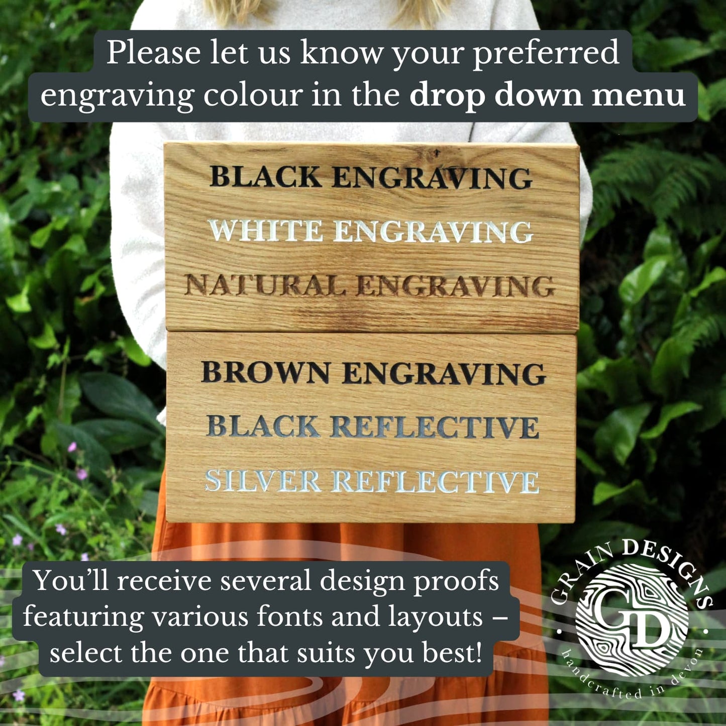 Country Lane Wooden Wedding Signage