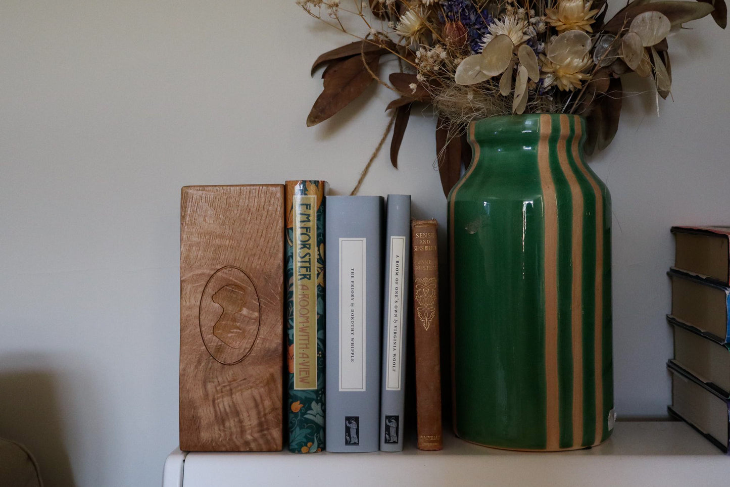 Personalised Oak Book Ends