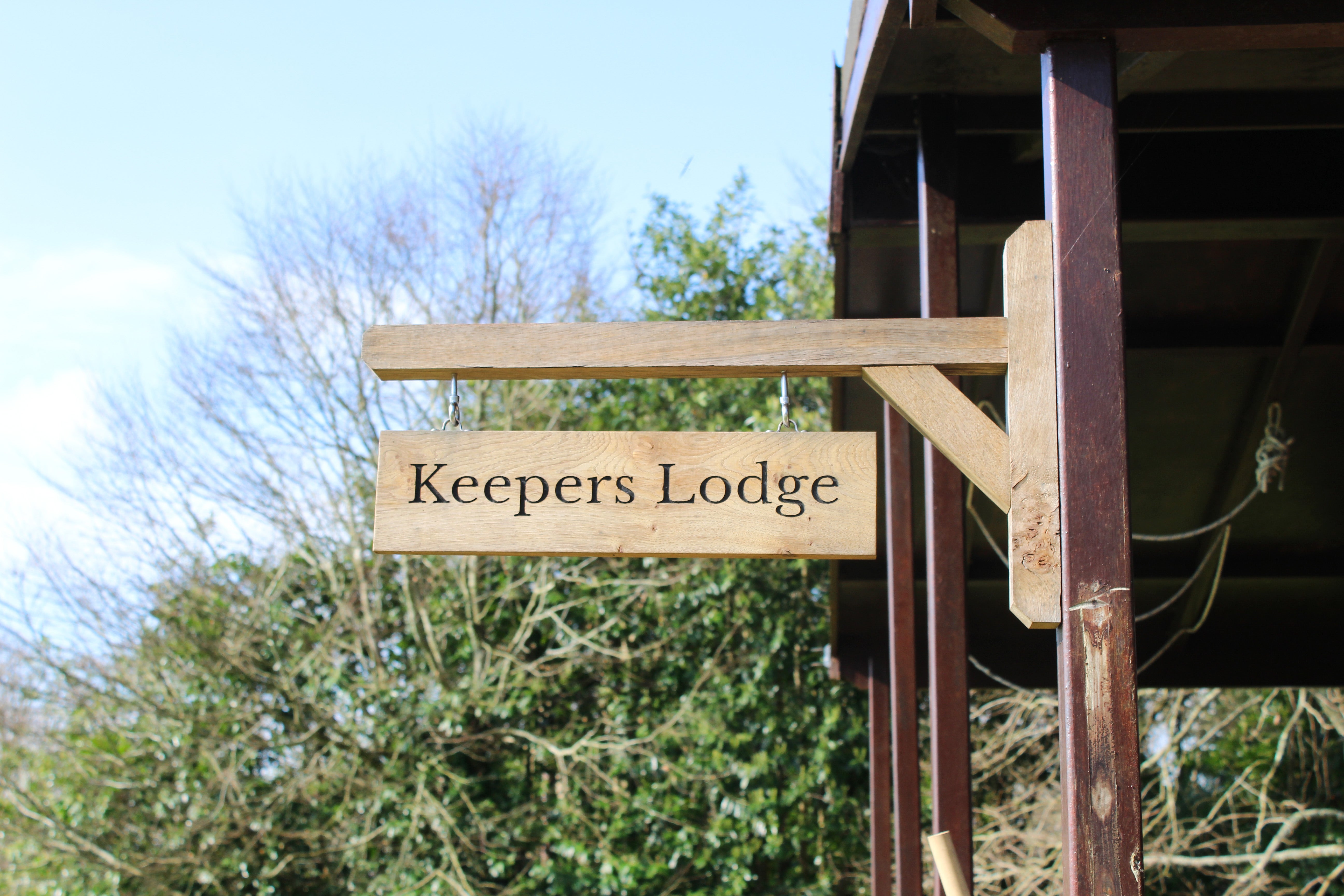Wiinging Sign Outdoor Engraved Swinging Sign | Grain Designs
