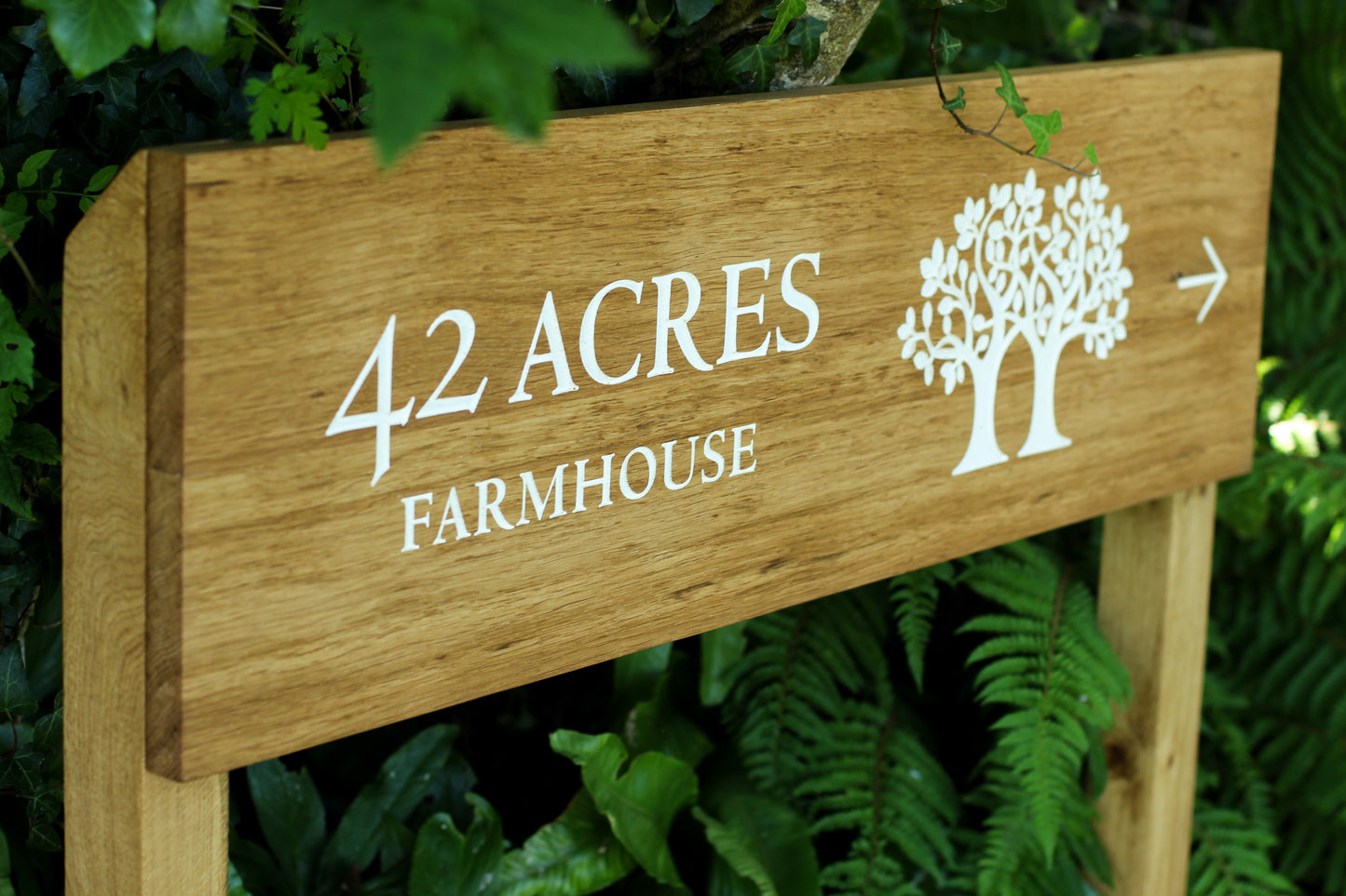 Wide Plank Free-Standing Sign